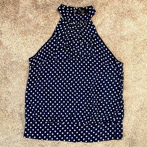 Polka dot Sleeveless blouse!